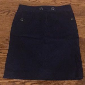JCrew Navy Pencil Skirt -Size 2